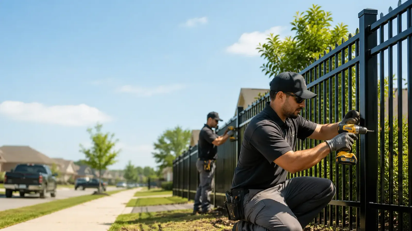 Metal Fence Installation in Newbury, OH